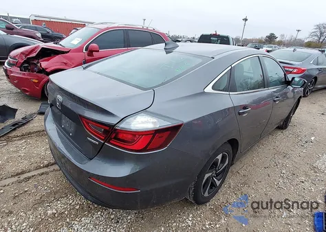 2022 Honda Insight Ex z USA, uszkodzony, nr VIN 19XZE4F55NE009648